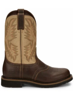 Justin Men's Superintendent Western Boots - Round Toe