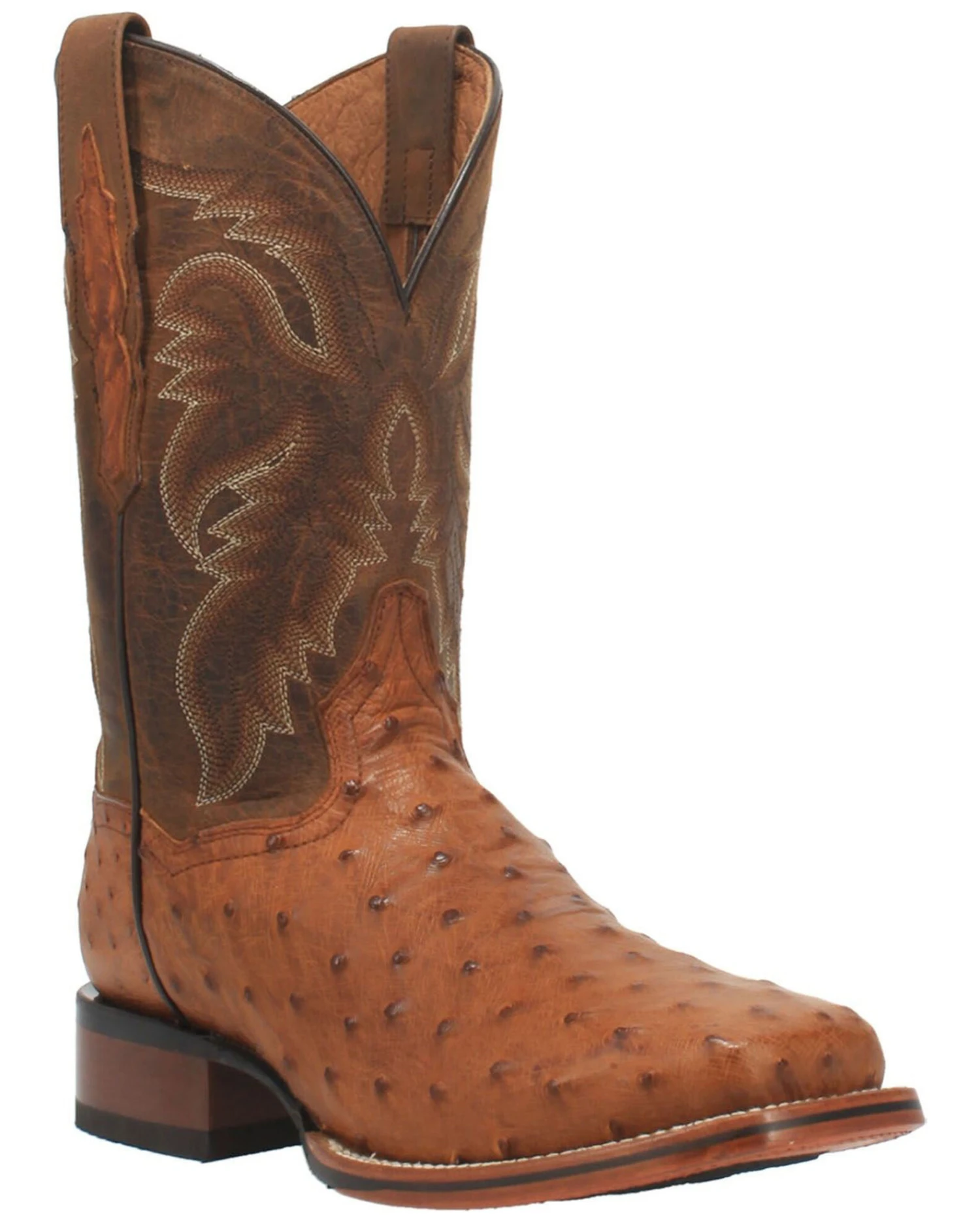 Dan Post Men's Brown Alamosa Western Boots - Broad Square Toe 3 Dan Post Men's Brown Alamosa Western Boots - Broad Square Toe