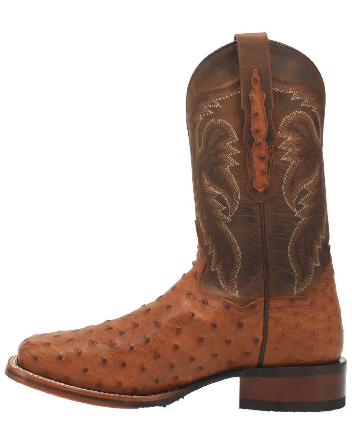 Dan Post Men's Brown Alamosa Western Boots - Broad Square Toe 5 Dan Post Men's Brown Alamosa Western Boots - Broad Square Toe - Image 3