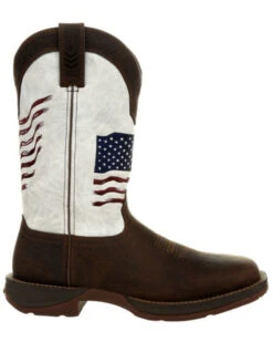 Durango Men's Flag Embroidery Western Performance Boots - Square Toe -Ariat Store 2000333498 200 P2