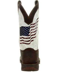 Durango Men's Flag Embroidery Western Performance Boots - Square Toe -Ariat Store 2000333498 200 P4