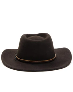 Cody James Men's Brown Wool Felt Western Hat -Ariat Store 2000334541 022 P3