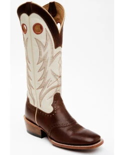 Blue Ranchwear Men's Buckaroo Western Boots - Broad Square Toe -Ariat Store 2000338958 110 P1