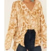 Show Me Your Mumu Women's Sand Cliffside Cheetah Print Pullover Sweater 1 Show Me Your Mumu Women's Sand Cliffside Cheetah Print Pullover Sweater -Ariat Store 2000339451 295 P3