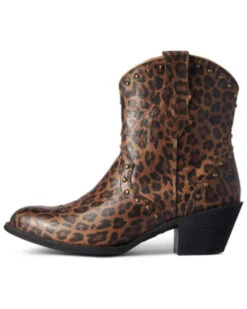 Ariat Women's Gracie Leopard Print Fashion Booties - Round Toe 9 Ariat Women's Gracie Leopard Print Fashion Booties - Round Toe -Ariat Store 2000341146 200 P2