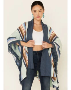 Tasha Polizzi Women's Topaz Ventura Serape Kimono Cardigan 8 Tasha Polizzi Women's Topaz Ventura Serape Kimono Cardigan -Ariat Store 2000341945 400 P1
