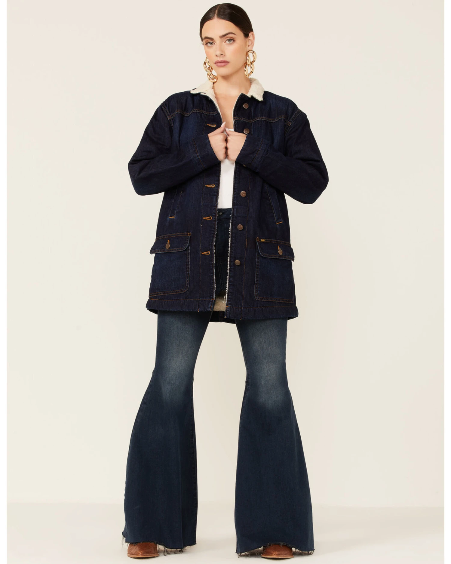 Lee Women's Oversized Denim Jacket 3 Lee Women's Oversized Denim Jacket