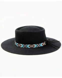 Idyllwind Women's Draw The Line Beaded Band Wool Felt Western Hat