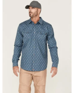 Cody James Men's FR Foulard Print Long Sleeve Pearl Snap Work Shirt -Ariat Store 2000343139 420 P1