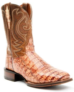 Dan Post Men's Tan Caiman Belly Western Boots - Broad Square Toe 11 Dan Post Men's Tan Caiman Belly Western Boots - Broad Square Toe -Ariat Store 2000344180 280 P1