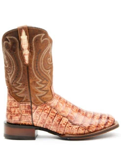 Dan Post Men's Tan Caiman Belly Western Boots - Broad Square Toe 14 Dan Post Men's Tan Caiman Belly Western Boots - Broad Square Toe -Ariat Store 2000344180 280 P2