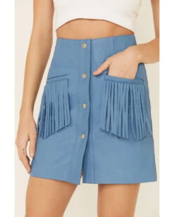 Understated Leather Women's Turquoise Fringe Peace Skirt -Ariat Store 2000344480 440 P4