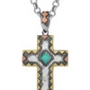 Montana Silversmiths Women's Antiqued Serrated Cross Necklace -Ariat Store 2000345838 040 P1