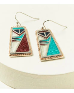 Montana Silversmiths Women's American Legends Tablet Earrings -Ariat Store 2000345839 040 P1