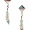 Montana Silversmiths Women's American Legends Feather Earrings -Ariat Store 2000345841 040 P1