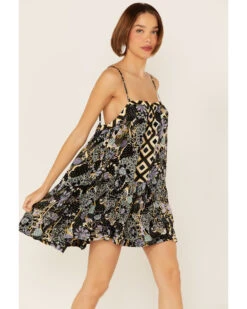 Free People Women's Get A Clue Mini Dress 9 Free People Women's Get A Clue Mini Dress -Ariat Store 2000347089 001 P1