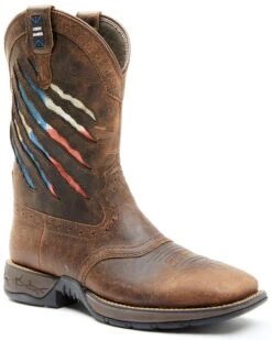 Brothers & Sons Men's Texas Flag Lite Western Performance Boots - Broad Square Toe -Ariat Store 2000349012 200 P1