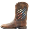 Brothers & Sons Men's Texas Flag Lite Western Performance Boots - Broad Square Toe -Ariat Store 2000349012 200 P3