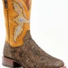 Dan Post Men's Exotic Huachinago Fish Western Boots - Broad Square Toe -Ariat Store 2000349221 200 P1