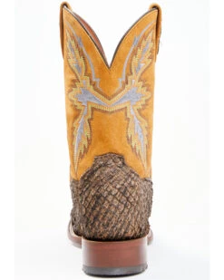 Dan Post Men's Exotic Huachinago Fish Western Boots - Broad Square Toe -Ariat Store 2000349221 200 P5