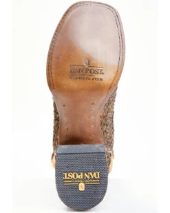 Dan Post Men's Exotic Huachinago Fish Western Boots - Broad Square Toe -Ariat Store 2000349221 200 P7