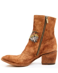 Marco Delli Women's Embroidered Eagle Fashion Booties - Round Toe -Ariat Store 2000353925 235 P3