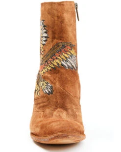 Marco Delli Women's Embroidered Eagle Fashion Booties - Round Toe -Ariat Store 2000353925 235 P4