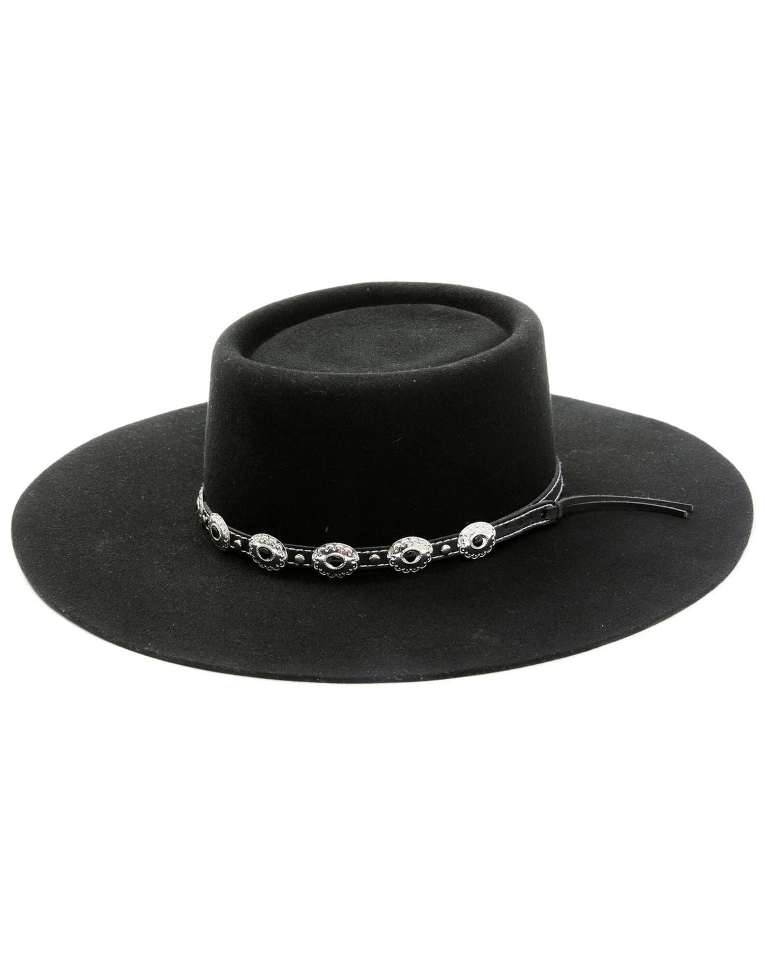 Shyanne Women's Telescope Concho Band Wool Felt Western Hat 5 Shyanne Women's Telescope Concho Band Wool Felt Western Hat - Image 3