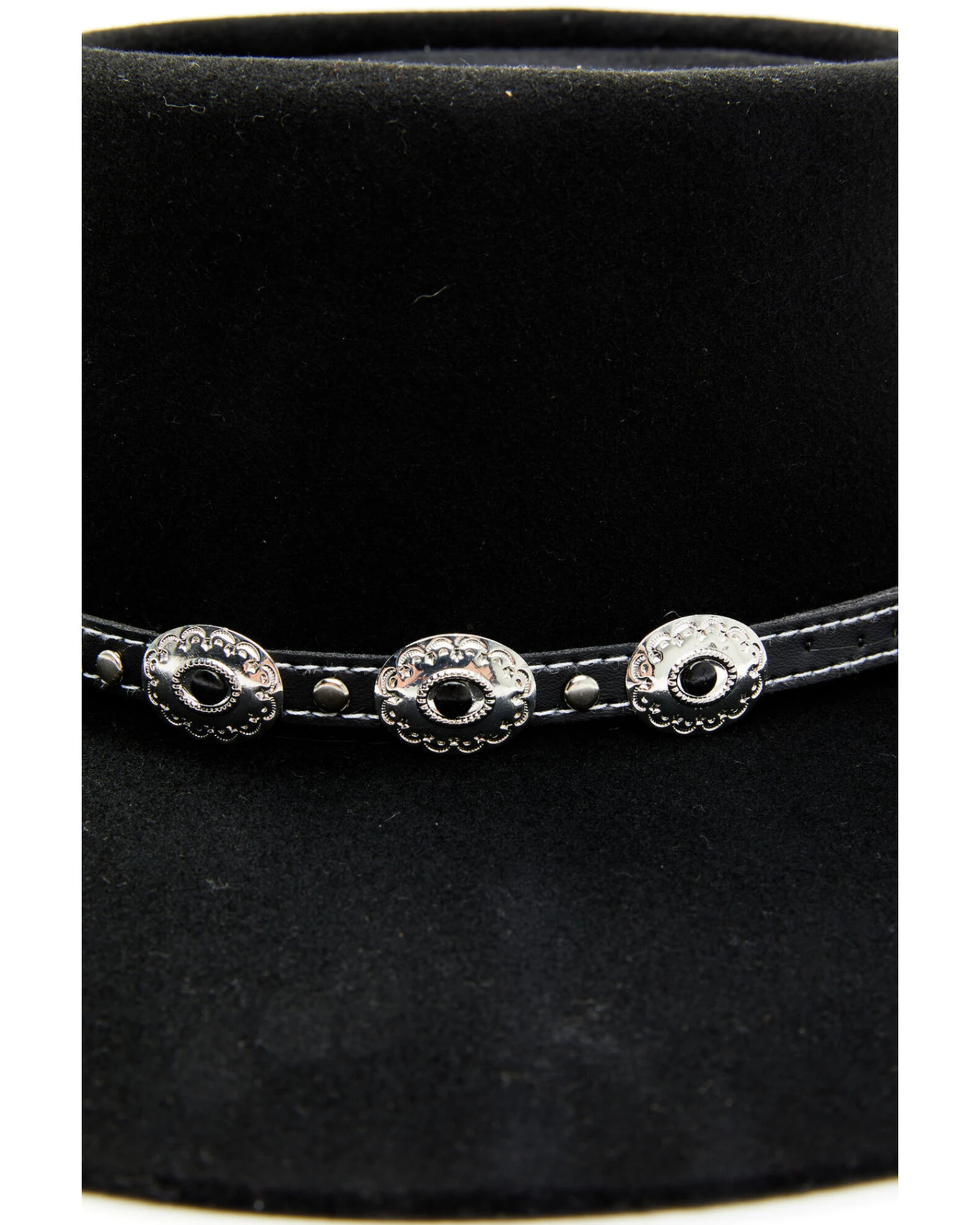 Shyanne Women's Telescope Concho Band Wool Felt Western Hat 4 Shyanne Women's Telescope Concho Band Wool Felt Western Hat - Image 2