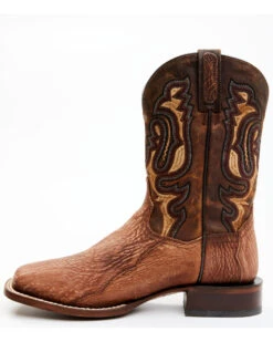 Dan Post Men's Shark Suede Coganc Exotic Western Boots - Broad Square Toe -Ariat Store 2000354885 235 P3