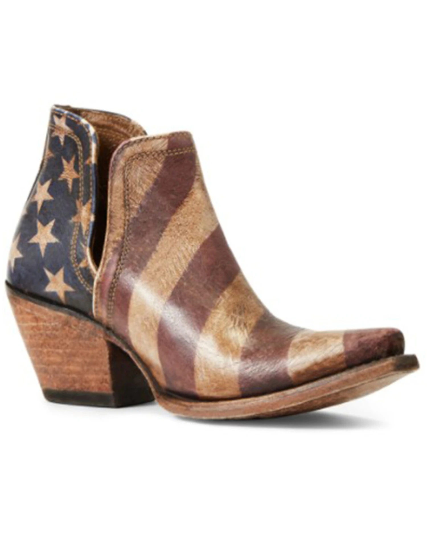 Ariat Women's Dixon Old Patriot Fashion Booties - Snip Toe 7 Ariat Women's Dixon Old Patriot Fashion Booties - Snip Toe - Image 5