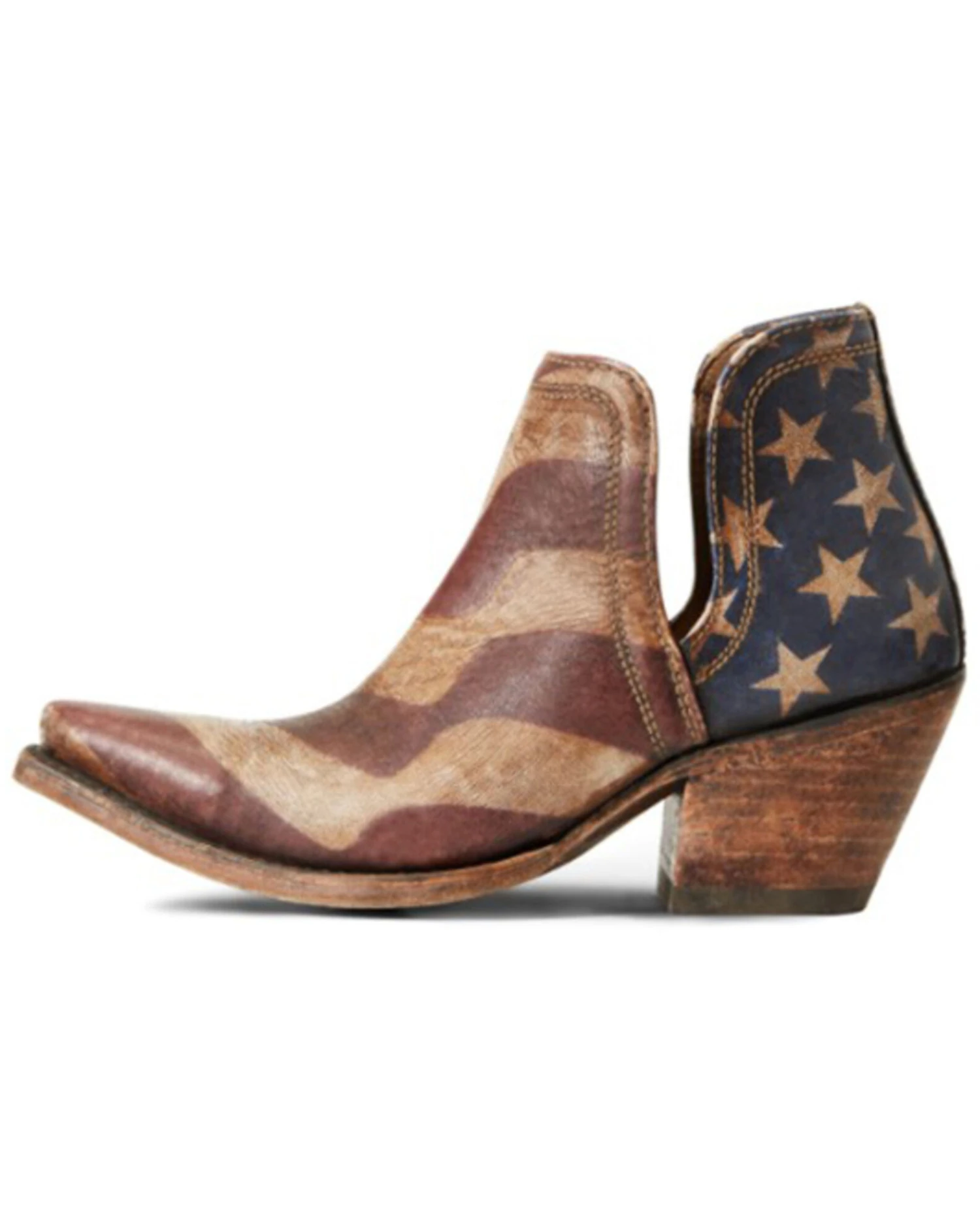 Ariat Women's Dixon Old Patriot Fashion Booties - Snip Toe 4 Ariat Women's Dixon Old Patriot Fashion Booties - Snip Toe - Image 2