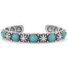 Montana Silversmiths Women's Starlight Starbrite Stone Turquoise Silver Bracelet 1 Montana Silversmiths Women's Starlight Starbrite Stone Turquoise Silver Bracelet -Ariat Store 2000355307 040 P1