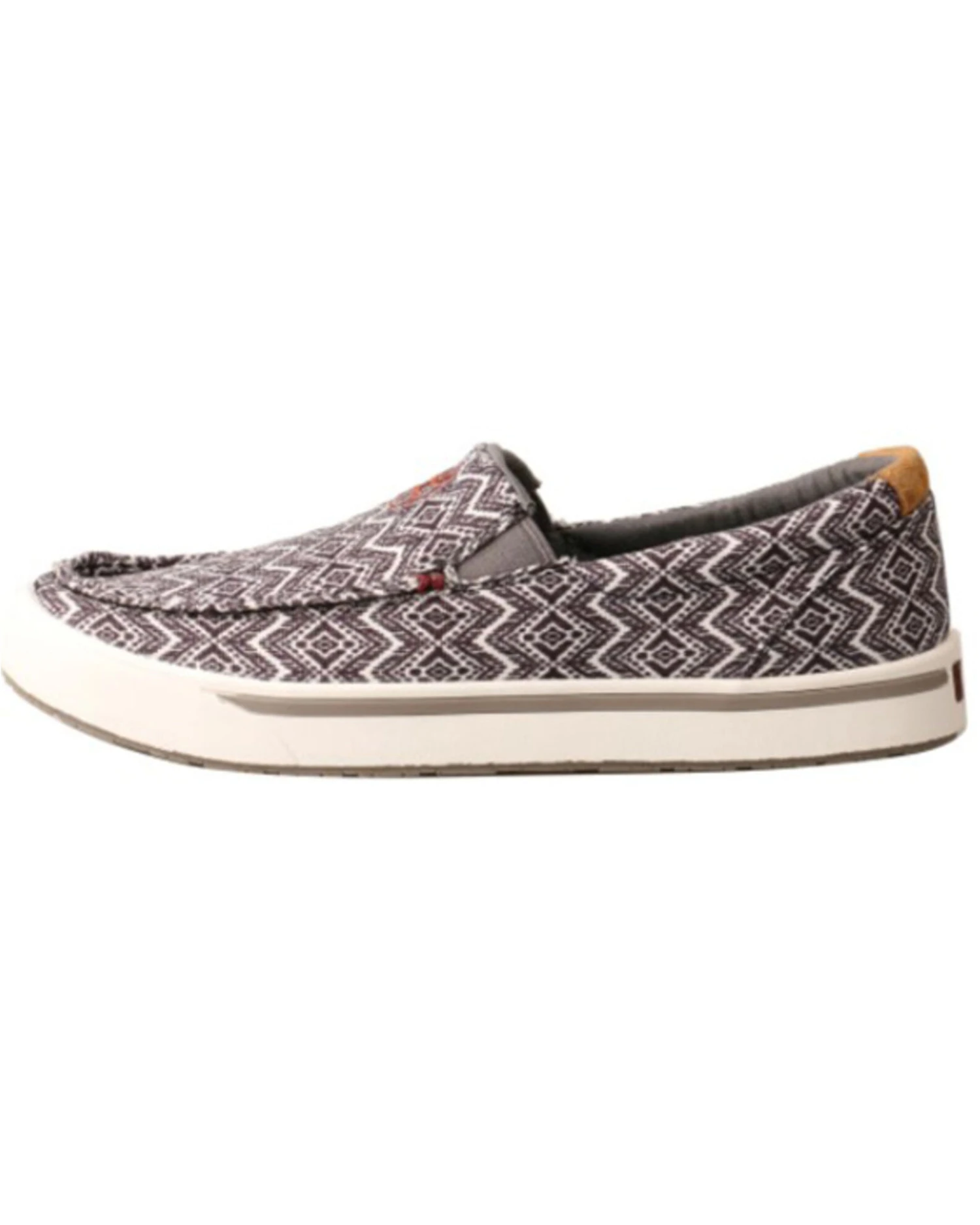 Twisted X Men's Southwestern Print Hooey Loper Slip-On Causal Shoe - Moc Toe 6 Twisted X Men's Southwestern Print Hooey Loper Slip-On Causal Shoe - Moc Toe - Image 4