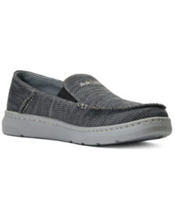 Ariat Men's Heather Brown Charcoal 360 Canvas Slip-On Casual Shoe - Moc Toe 10 Ariat Men's Heather Brown Charcoal 360 Canvas Slip-On Casual Shoe - Moc Toe -Ariat Store 2000356450 022 P1