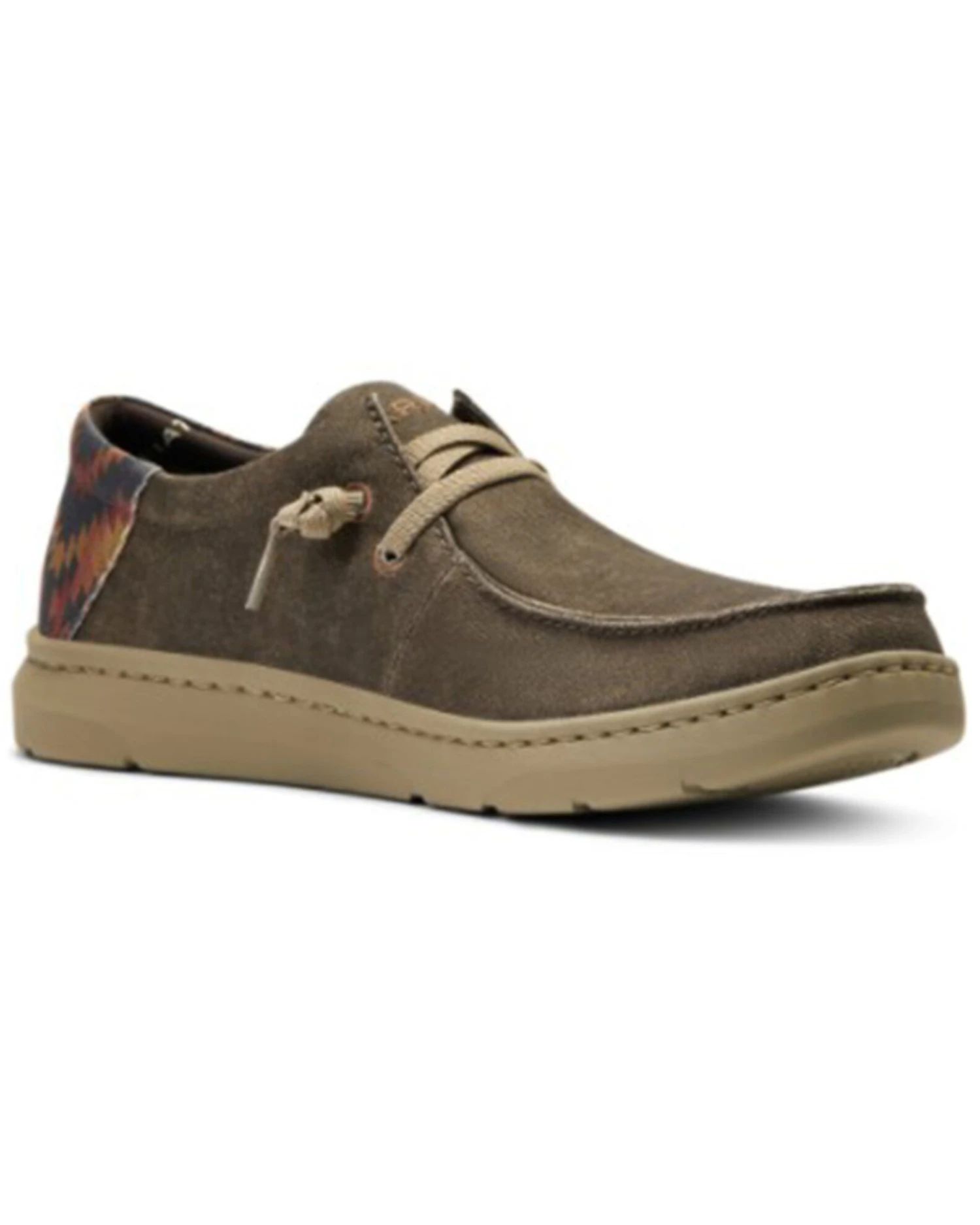 Ariat Men's Southwestern Print Hilo Stretch Lace Casual Shoe - Moc Toe 6 Ariat Men's Southwestern Print Hilo Stretch Lace Casual Shoe - Moc Toe - Image 4