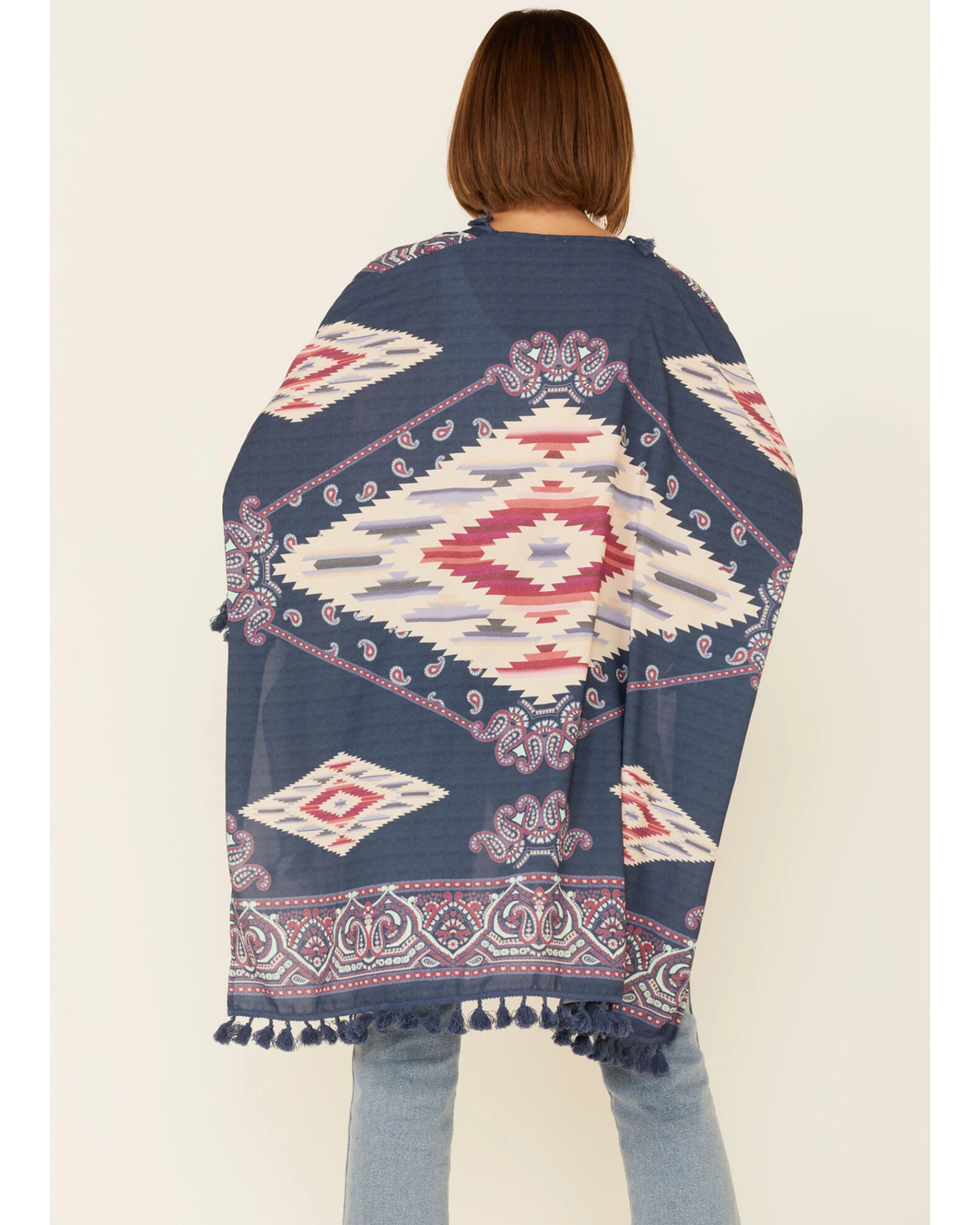 Tasha Polizzi Women's Marrakesh Tile Print Duster 5 Tasha Polizzi Women's Marrakesh Tile Print Duster - Image 3