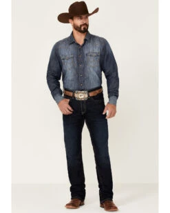 Ariat Men's M5 Newcastle Marshall Dark Wash Stretch Straight Leg Jeans 8 Ariat Men's M5 Newcastle Marshall Dark Wash Stretch Straight Leg Jeans -Ariat Store 2000357124 400 P1