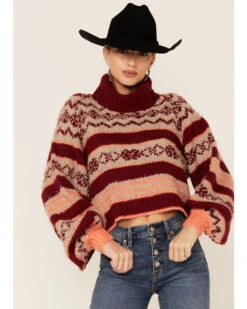Free People Women's Check Me Out Sweater 8 Free People Women's Check Me Out Sweater -Ariat Store 2000357138 600 P1