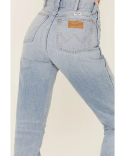 Wrangler Retro Women's Wild West 603 Mid Damaged High Rise Straight Jeans 8 Wrangler Retro Women's Wild West 603 Mid Damaged High Rise Straight Jeans -Ariat Store 2000358508 400 P4
