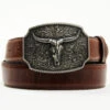 Cody James Men's Longhorn Scroll Buckle Belt -Ariat Store 2000358940 200 P1