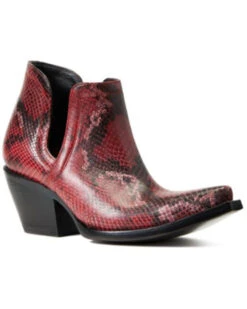 Ariat Women's Dixon Snake Print Western Booties - Snip Toe 10 Ariat Women's Dixon Snake Print Western Booties - Snip Toe -Ariat Store 2000359005 600 P1