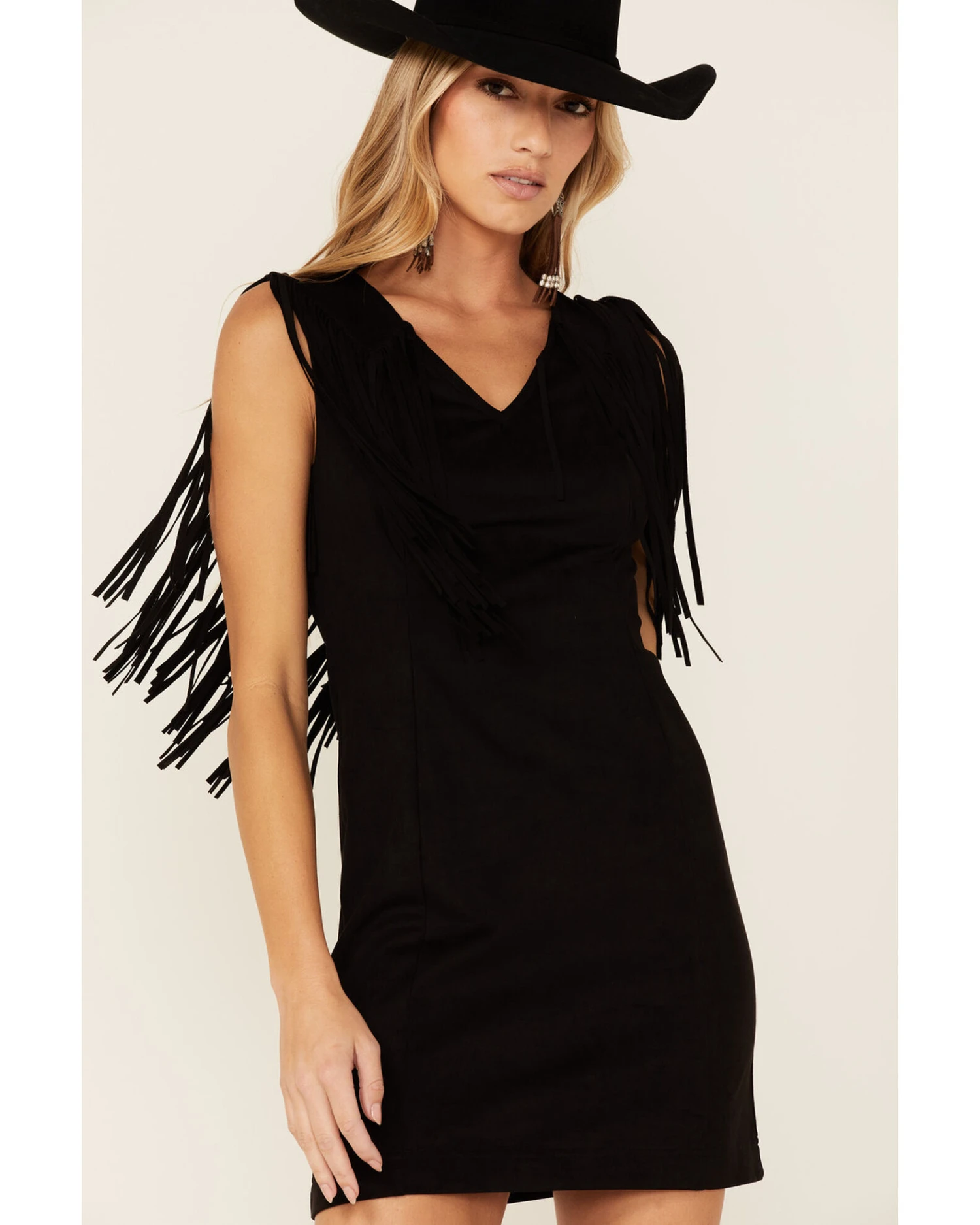 Idyllwind Women's Lady Bird Faux Suede Fringe Muscle Sleeve Dress 3 Idyllwind Women's Lady Bird Faux Suede Fringe Muscle Sleeve Dress