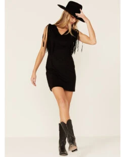 Idyllwind Women's Lady Bird Faux Suede Fringe Muscle Sleeve Dress 9 Idyllwind Women's Lady Bird Faux Suede Fringe Muscle Sleeve Dress -Ariat Store 2000359130 001 P4