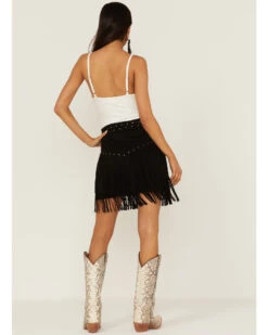 Idyllwind Women's Maxwell Ave Tiered Faux Suede Mini Skirt -Ariat Store 2000359133 001 P3