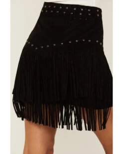 Idyllwind Women's Maxwell Ave Tiered Faux Suede Mini Skirt -Ariat Store 2000359133 001 P4