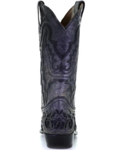 Corral Men's Black Embroidery Western Boots - Snip Toe -Ariat Store 2000360915 001 P5