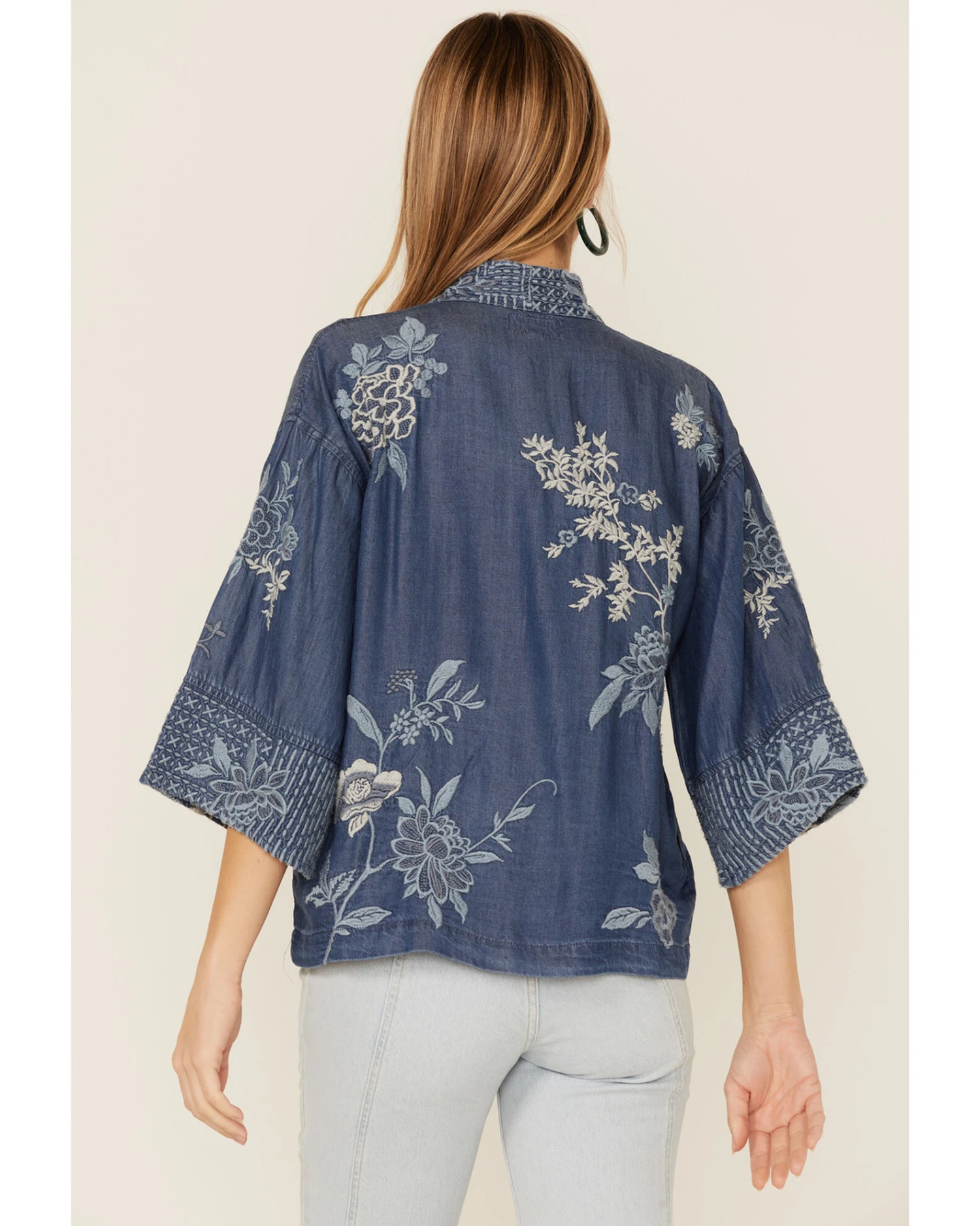 Johnny Was Women's Jacqueline Cropped Kimono 3 Johnny Was Women's Jacqueline Cropped Kimono