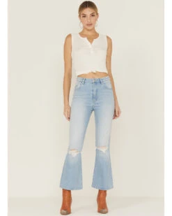 Rolla's Women's Dusters Bluebird Crop Bootcut Jeans -Ariat Store 2000362514 400 P1