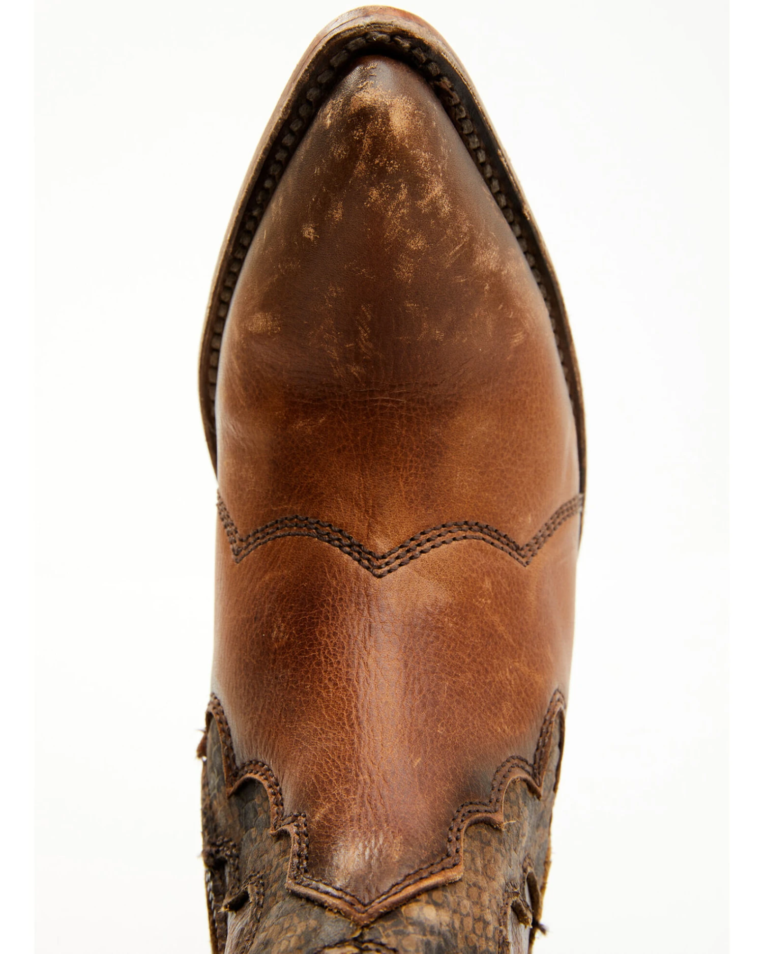 Liberty Black Women's Mosil Faux Snake Zipper Western Fashion Booties - Round Toe 3 Liberty Black Women's Mosil Faux Snake Zipper Western Fashion Booties - Round Toe